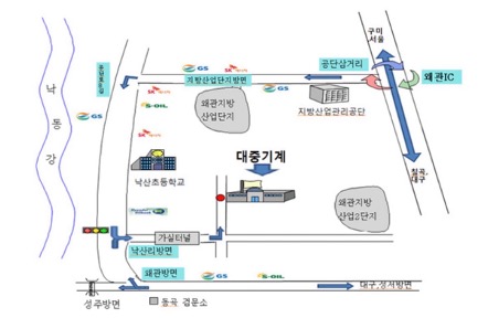 찾아오는 길 지도